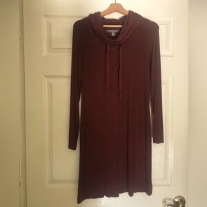 Market & Spruce Burgundy Sweater Dress